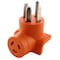 Ac Works Plug Adapter, L6-20R, 14-30P, L6-20P, 14-30P, 0 ft., Orange AD1430L620 - alternate 1